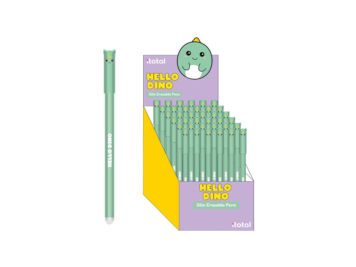 I-TOTAL Penna Gel Dino 0.5mm XL1873D blu, correggibile (8053634000993)