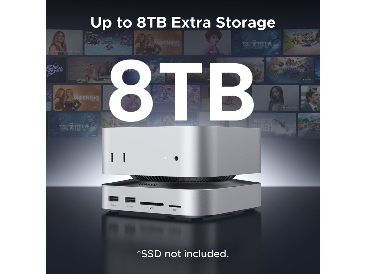 UGREEN Docking Station 11-in-1 65487 USB C, USB A, Space Gray (6941876264872)