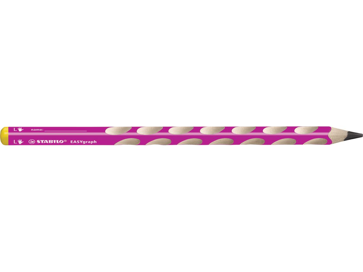 STABILO Bleistift EASYgraph 321/01HB6 Linkshänder pink (4006381494601)