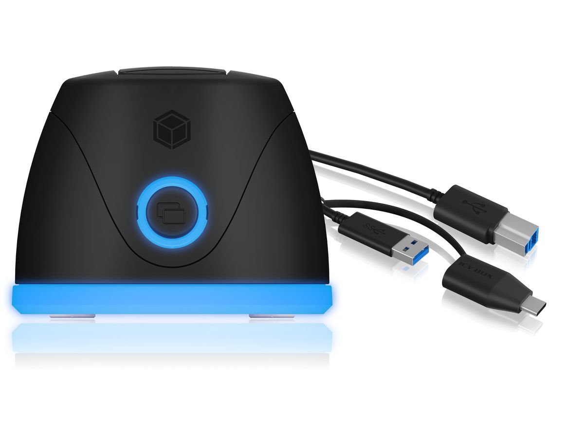 ICY BOX 1 Bay SATA SSD/HDD IB-1124L-C3 DockingStation (4250078171751)