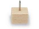 MAGNETOPLAN Design Pinwand-Nadeln 25 Stück 111165549 Wood Series, Birke 18x13x13mm (4013695065908)