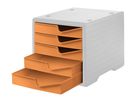 STYRO Styroswingbox 275-8430.418 gris/apricot 5 tiroirs (7612176088848)