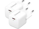 INTENSO Power Charger 30W GaN white 7803032 1 x USB-C each Double Pack (4034303034055)