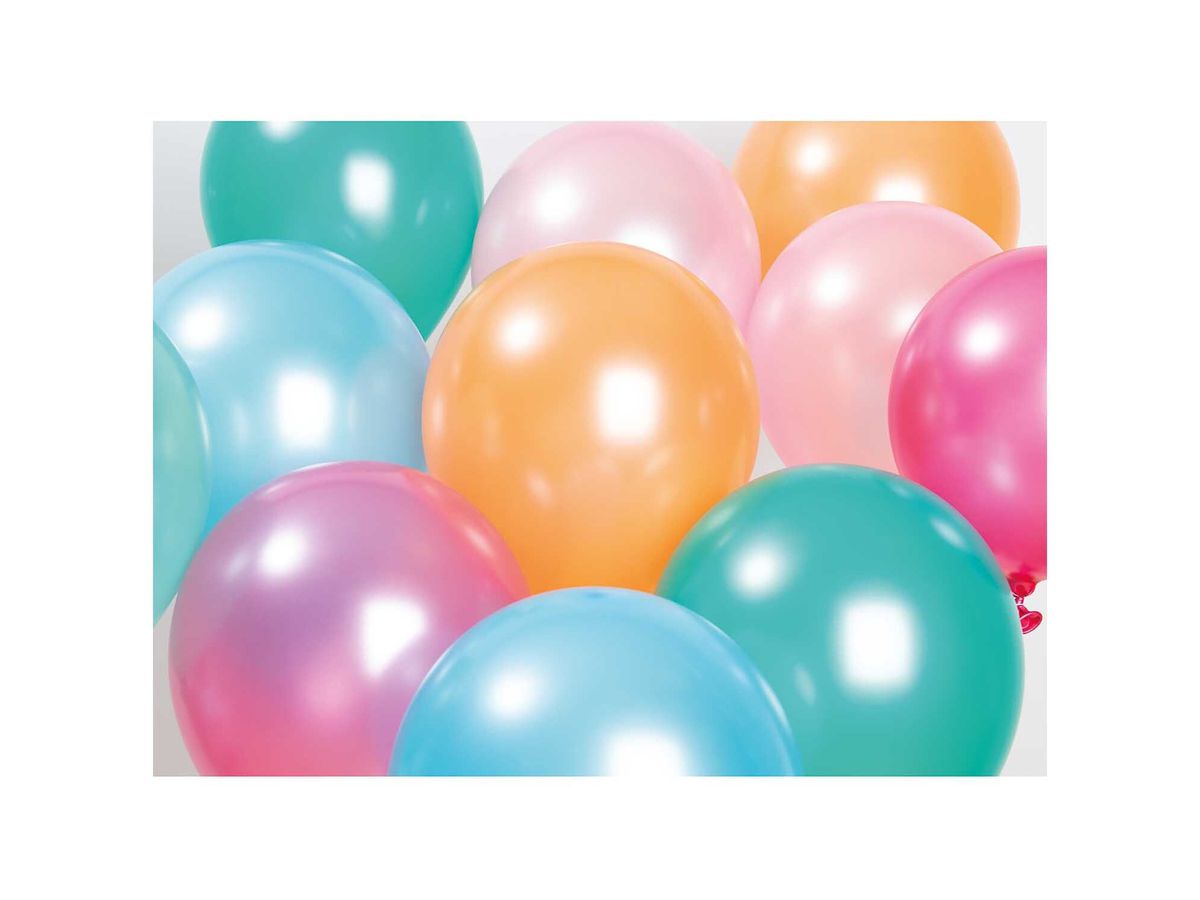 RICO DESIGN Luftballons 30cm 81001.00.34 Pastelle pearls (4051271152215)