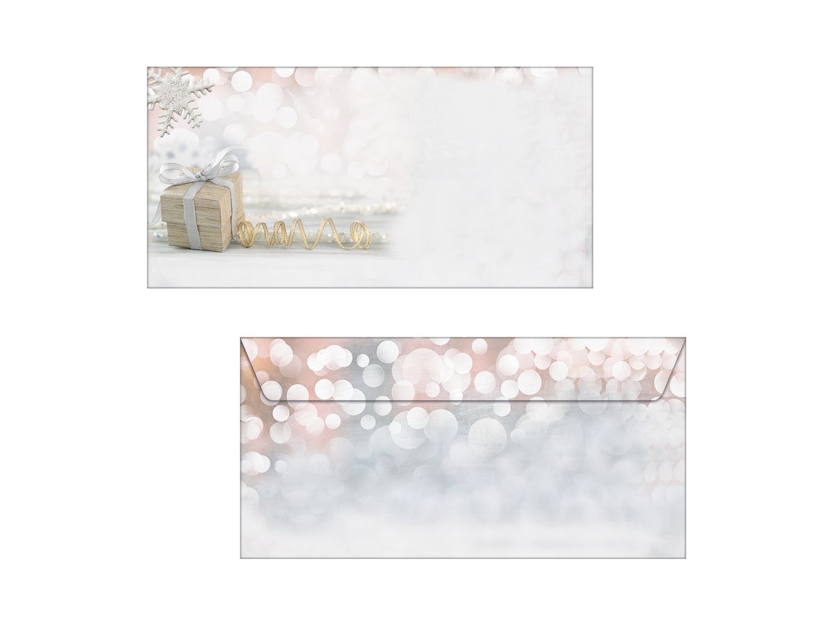 SIGEL Enveloppe Noël 11x22cm DU135 90g 50 pcs. (4004360822025)