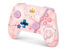 POWER A Enhanced Wireless Ctrl. NSGP025501 NSW, Princess Peach Plaid (0617885085116)