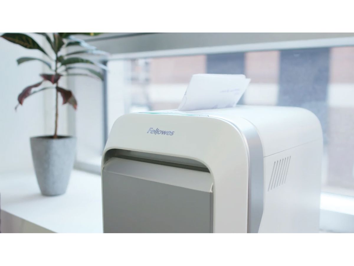 FELLOWES Aktenvernichter Powershred 5104001 LX211, weiss, P-5, 23lt (0043859755615)