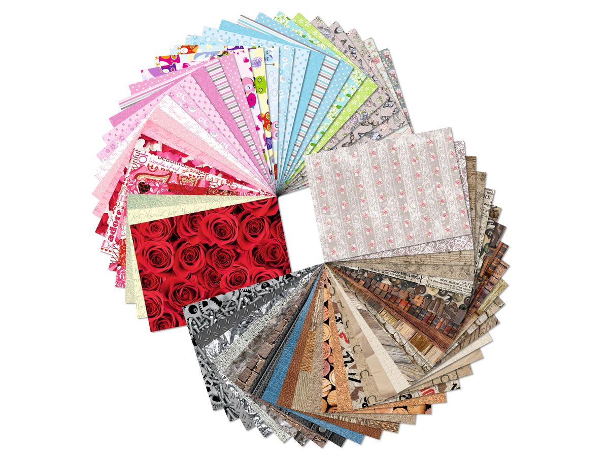 URSUS Cartone foto bloc.Potpourri A6 11456499SE 300g,60 Motivi 60 fogli (4008525206743)