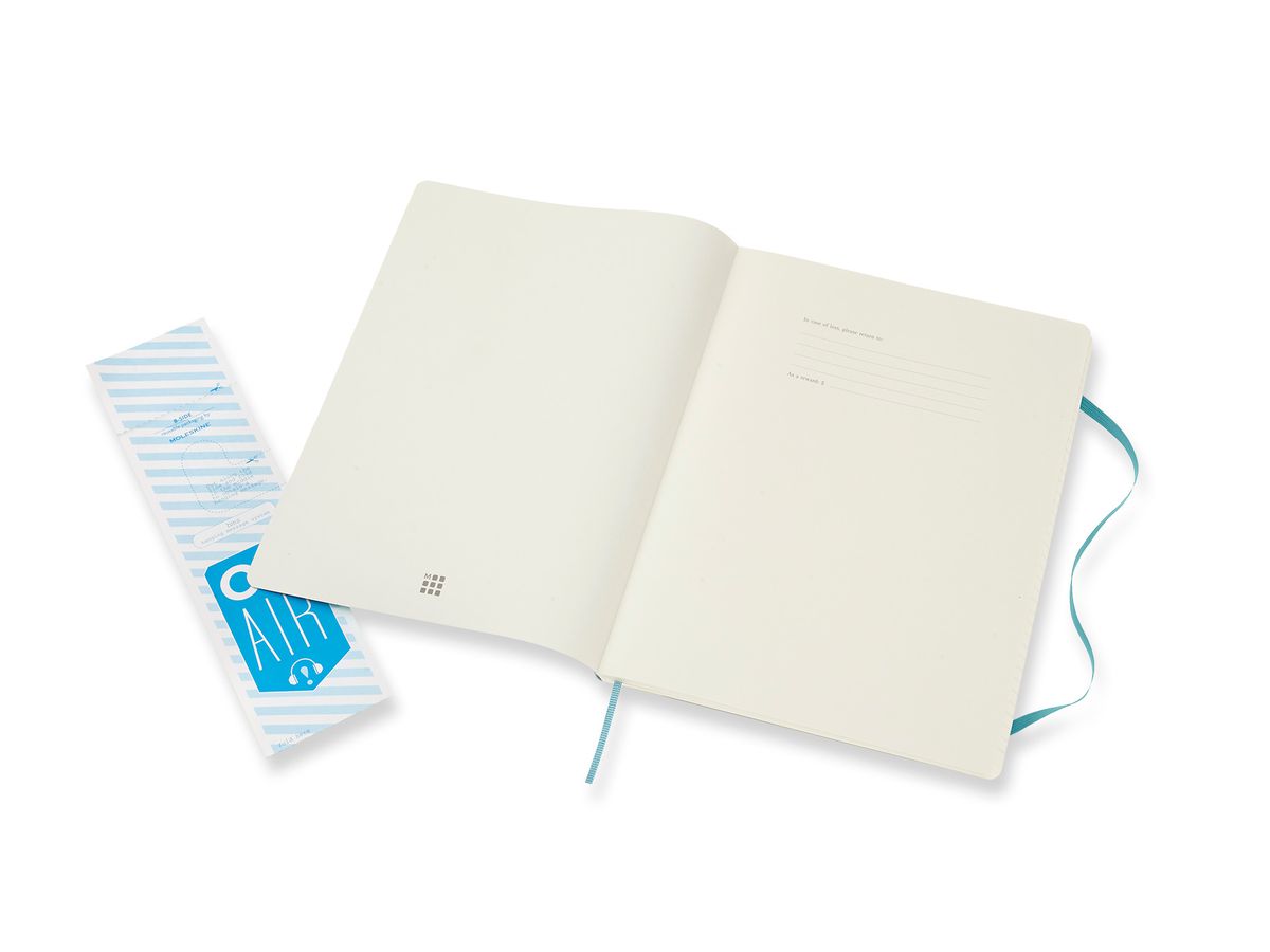 MOLESKINE Notizbuch XL 715543 liniert, SC, Riff Blau (8058341715543)