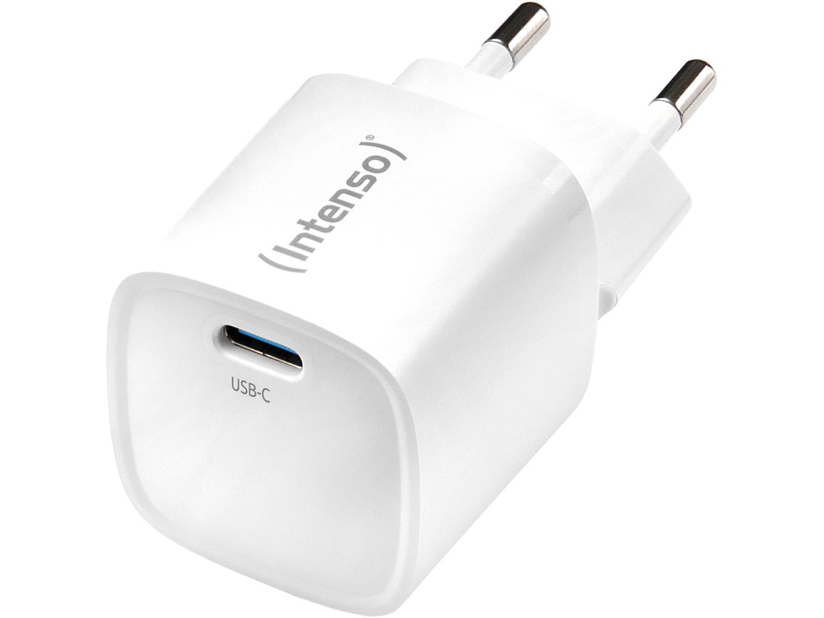 INTENSO Power Charger 30W GaN white 7803062 30W, 1xUSB-C (4034303034673)