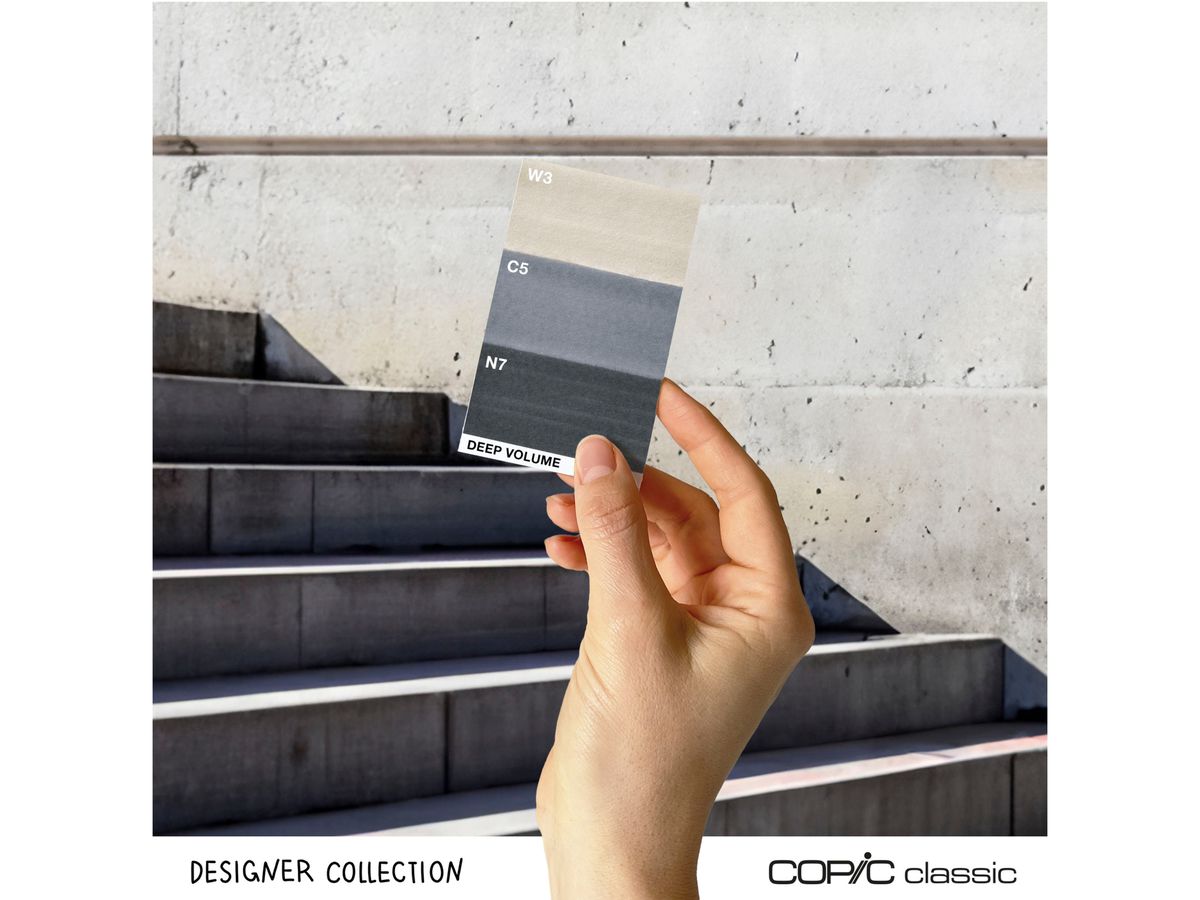 COPIC Marker Classic Designer 200750315 Deep volume tints 3 Stück (4013695268828)