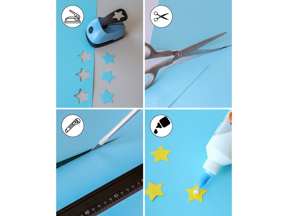 I AM CREATIVE Cartone per foto 50x70cm 2902498303 270g, crema (8714677266974)