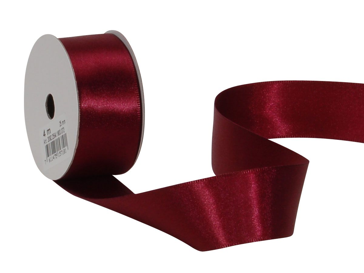 SPYK Satinband Cubino 2082.2564 25mmx4m bordeaux (7611475157101)