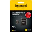INTENSO Micro SDXC Card PREMIUM 128GB 3423491 with adapter, UHS-I (4034303019892)