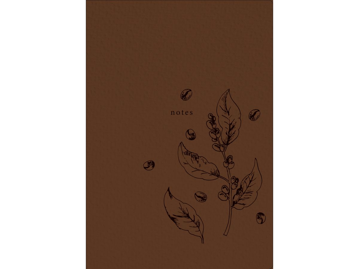 NATUR VERLAG Carnet de notes crushpaper A5 11013N café mono, dotted (7640140110134)