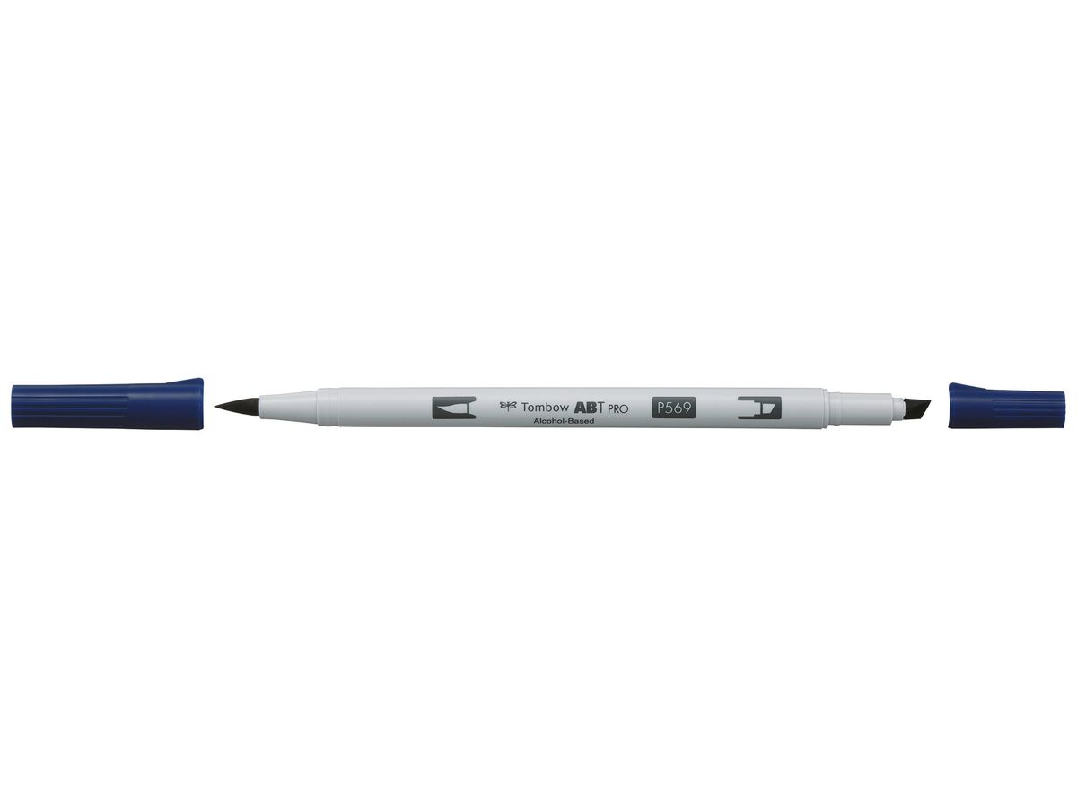TOMBOW Dual Brush Pen ABT PRO ABTP-569 jet blue (4901991648454)