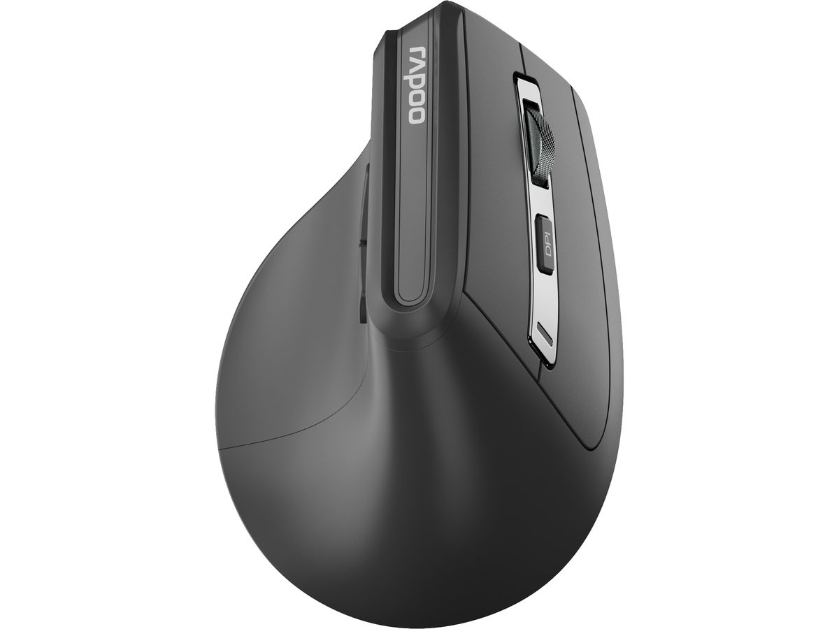 RAPOO EV310M Ergo. Wirel. Mouse 13049 Multi-Mode, Grey (6940056130495)