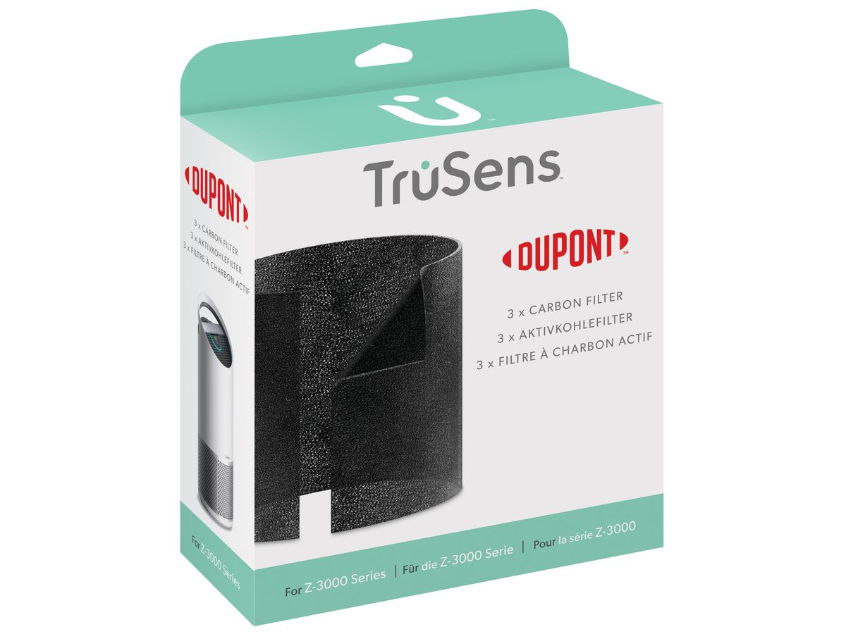 LEITZ Ersaztfilter DuPont 3 Stk. 2415109 Aktivkohle, TruSens Z-3000 (5028252599856)