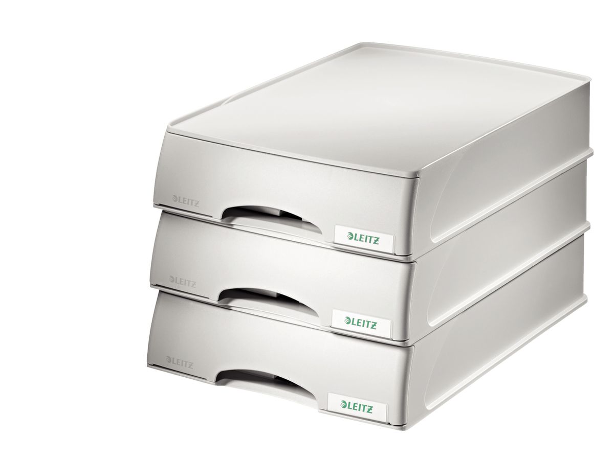 LEITZ Cassetto port.lettere Plus A4 52100085 grigio (4002432393527)