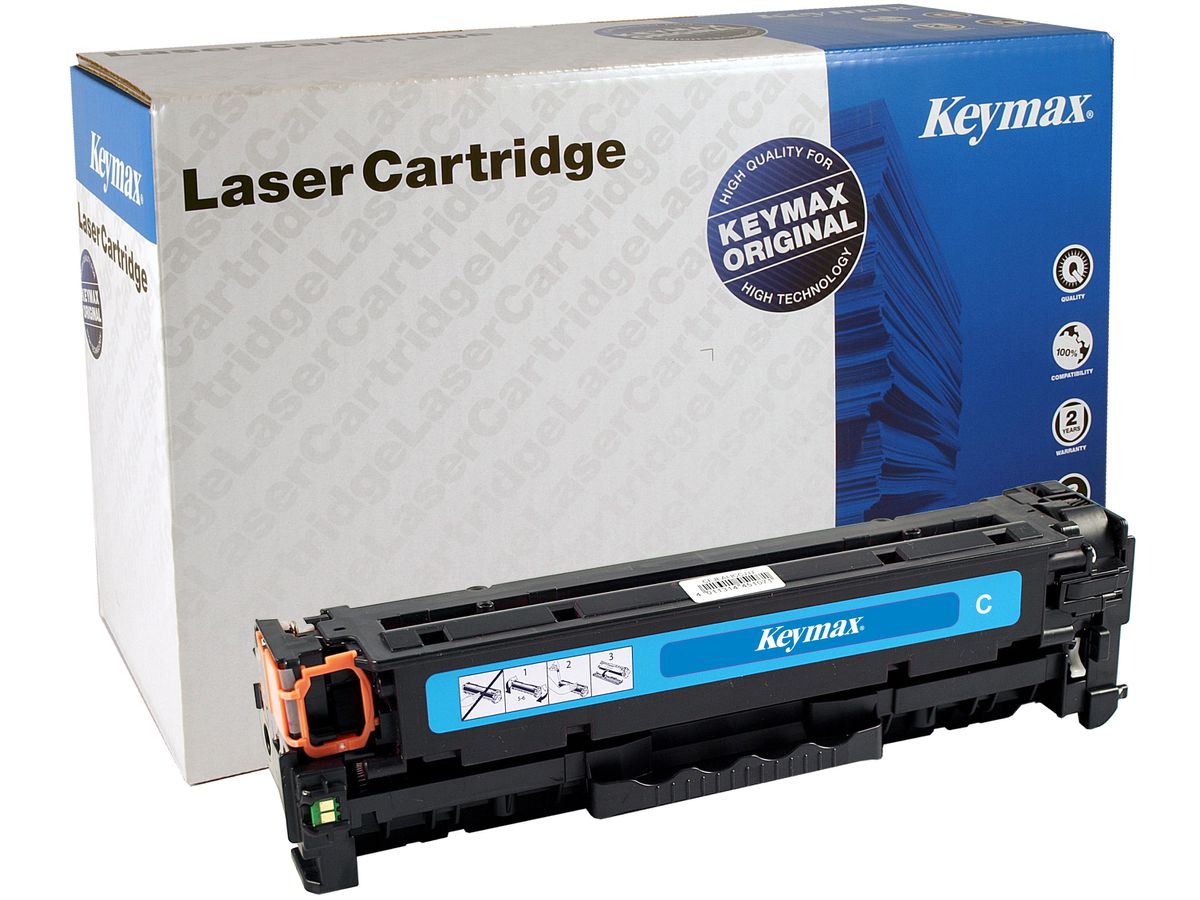 KEYMAX RMC Toner-Modul cyan CRG 718CKEY zu Canon LBP 7200 2800 S. (4016807187376)