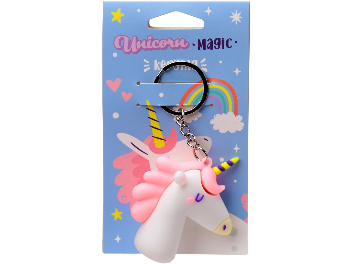 ROOST Porte-clés 6.5cm KEY282 Licorne (5055071790492)