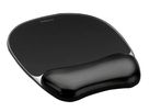 FELLOWES Mausmatte m. Handgelenkauflage 9112101 schwarz (0043859527175)
