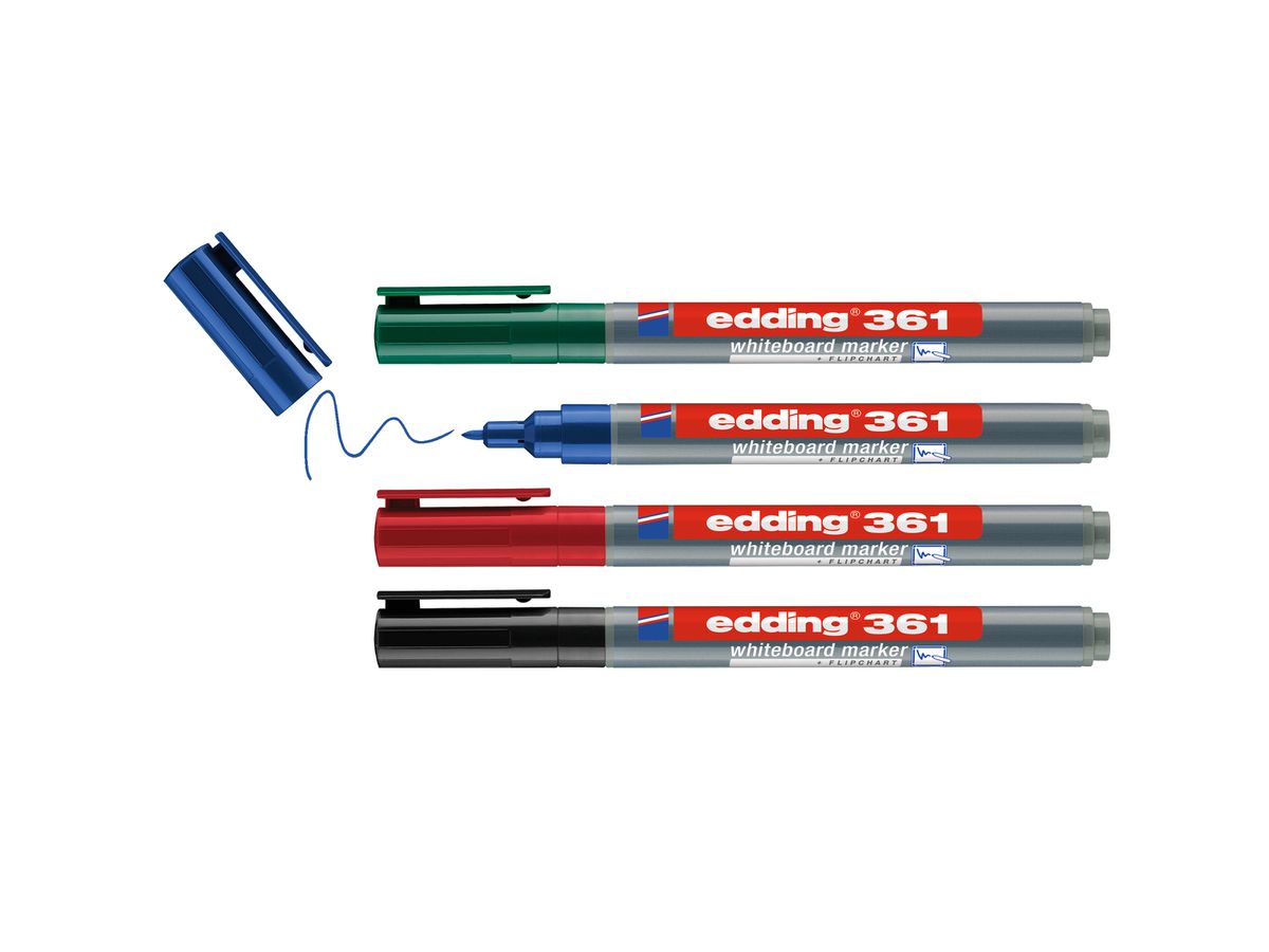 EDDING Boardmarker 361 361-E4 4er Set (4004764109265)