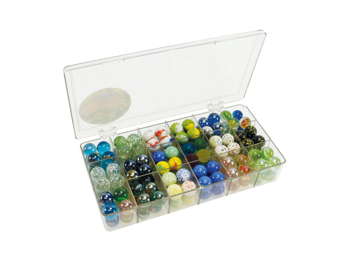 TIMETEX Glas-Murmeln Faszination 93056 ca. 16mm ø 144 Stück (4055218930560)