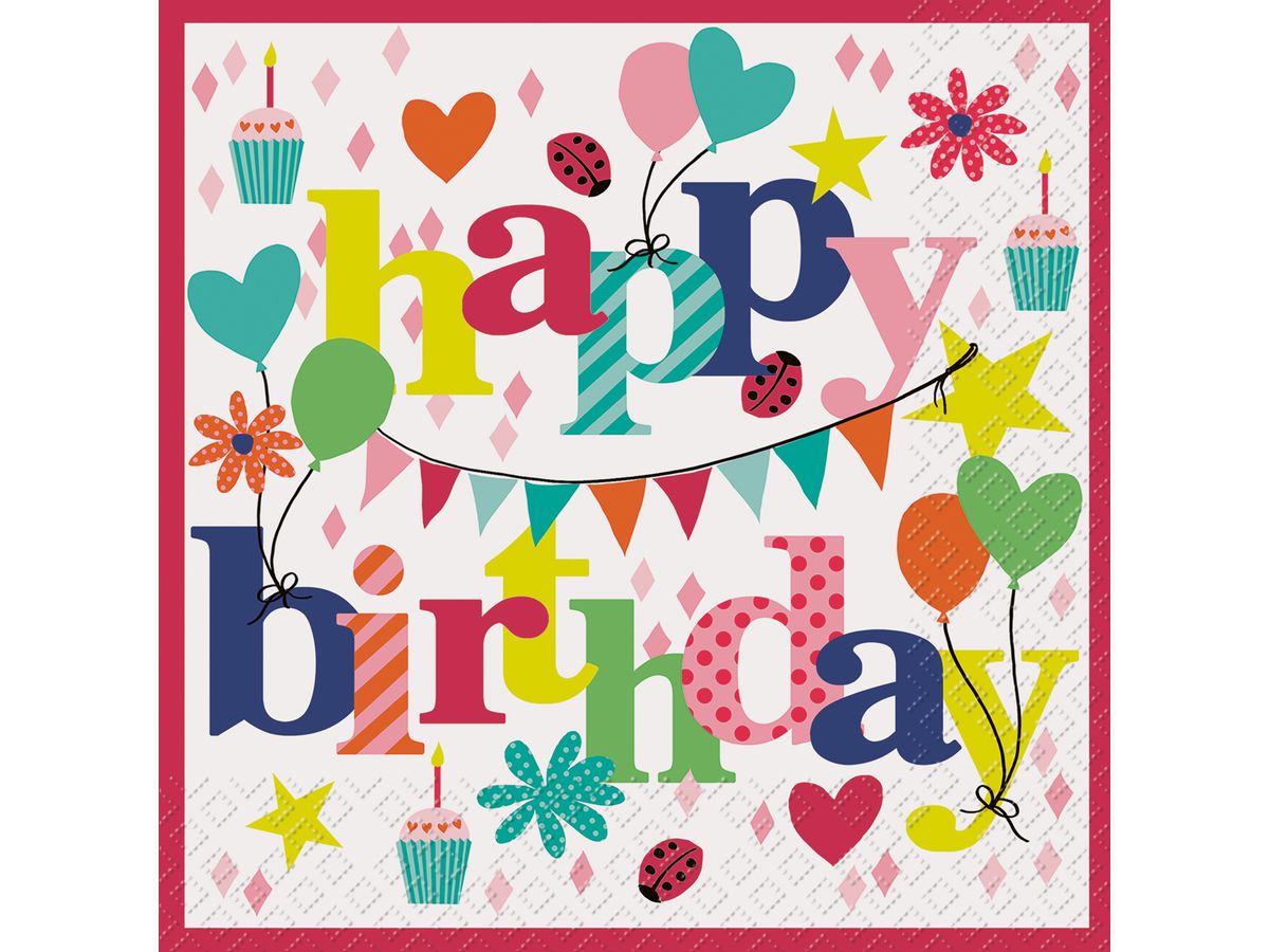 STEWO Servietten 25x25cm 2573725420 Valetta rt 20 Stück (7630021172122)