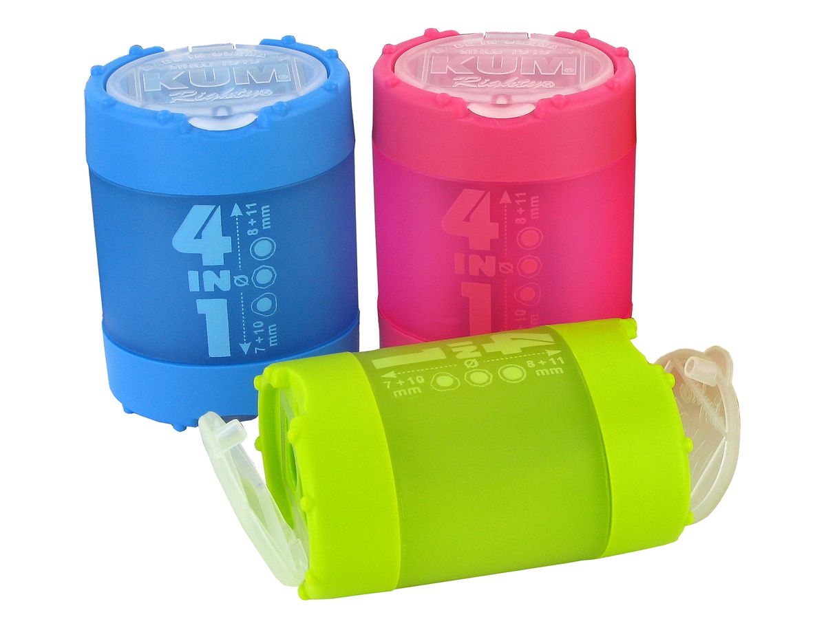 KUM Spitzer mit Behälter 5240823 blau, grün, pink, ass. (4064900050592)