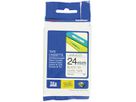 PTOUCH Band, laminiert schwarz/weiss TZe-251 PT-2450DX 24 mm (4977766685412)