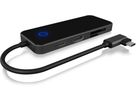 ICY BOX DockingStation Type-C IB-DK4025-CPD with integrated cable (4250078169710)
