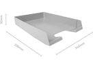 BIELLA Corbeille à courrier A4/C4 30540025U gris (7611365223404)