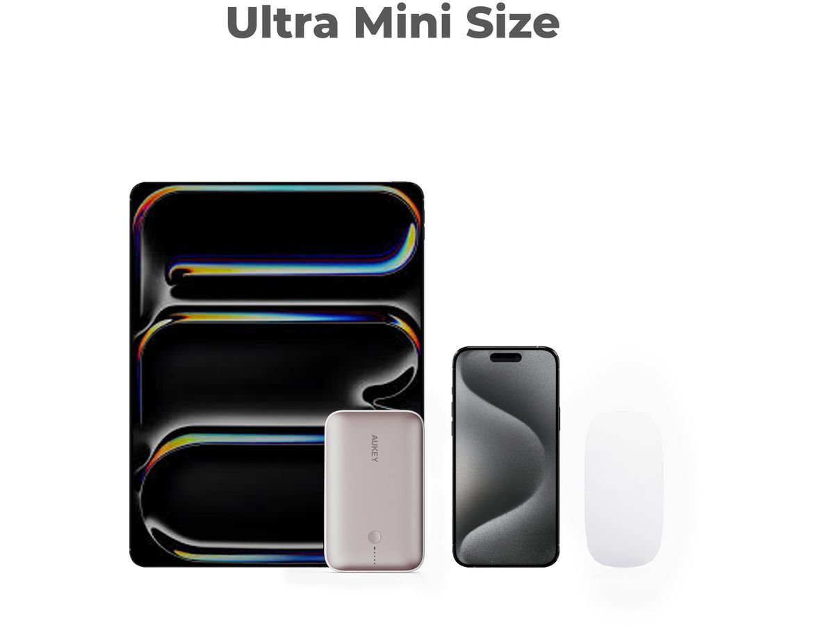 AUKEY Spark Mini 20000, 20W, PD,QC PB-Y57GD Powerbank,Gold,USB-C,USB-A (0689323789825)