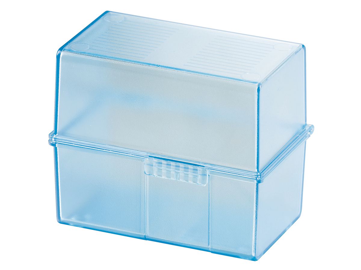 HAN Karteibox A8 4.15 transluzent-blau A-Z (4012473979123)