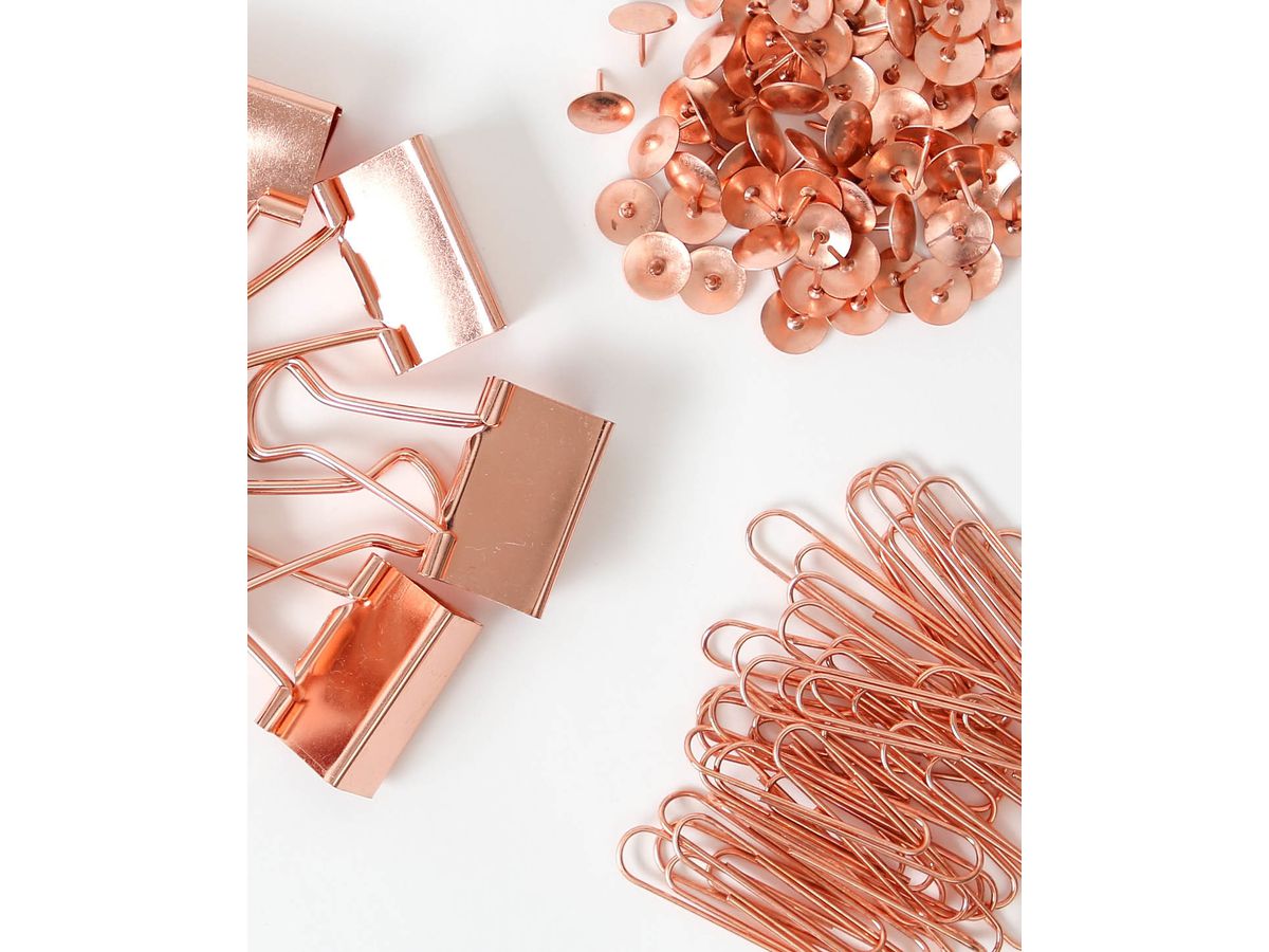 I AM CREATIVE Clip Set Let`s Organize 4035.25 oro rosa 208 pezzi (7611983211845)