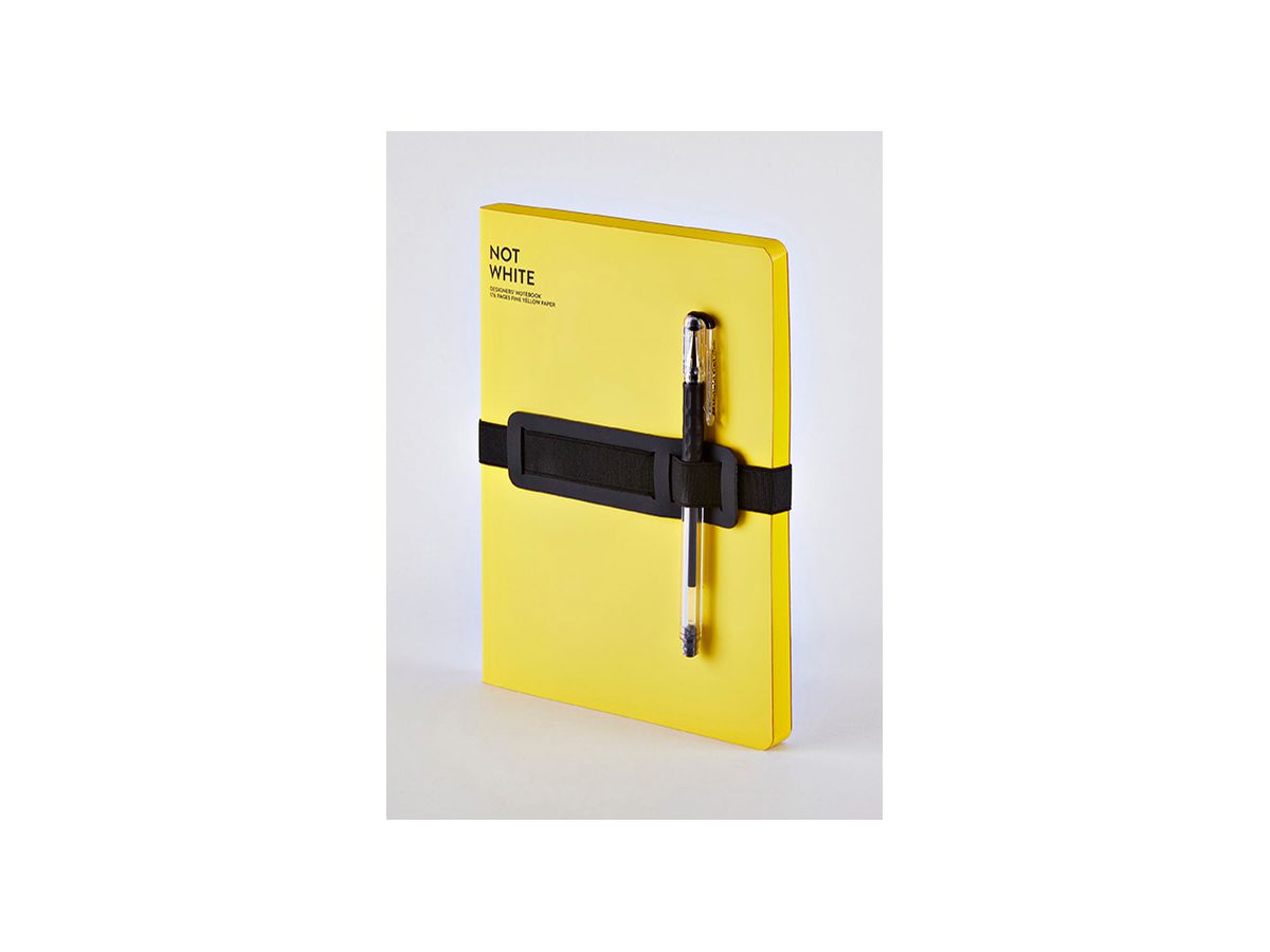NUUNA Carnet Not White A5 54990 Light Yellow,sans réglure,176p (4260358554990)