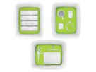 LEITZ MyBox Gross, mit Deckel 18lt 52161054 weiss/grün (4002432123599)