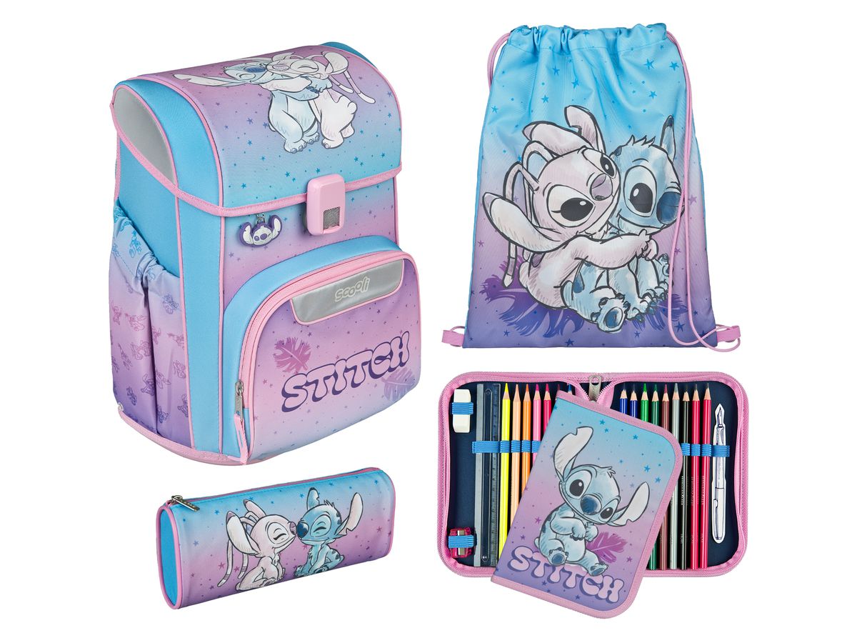 SCOOLI Schulthek-Set EasyStart STLG8256 Lilo & Stitch 5-teilig (4043946326830)