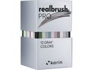 KARIN Real Brush Pen Pro 0.4mm 31C6 Gray colours 12 pièces (5904446031350)