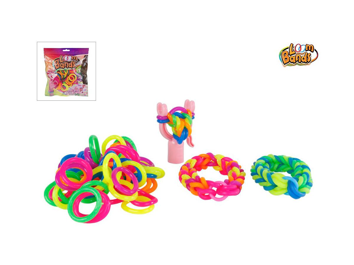 ROOST Loom Bands XL 621775 assortiert 72 Stück (8713219511954)