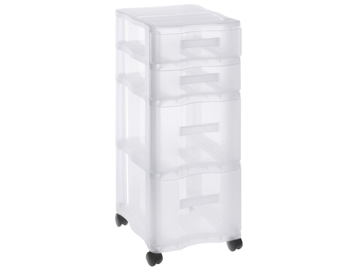 ROTHO Quadrix 1798000096 29x70x40cm,Rollen,4 Schubl. (7610859054203)