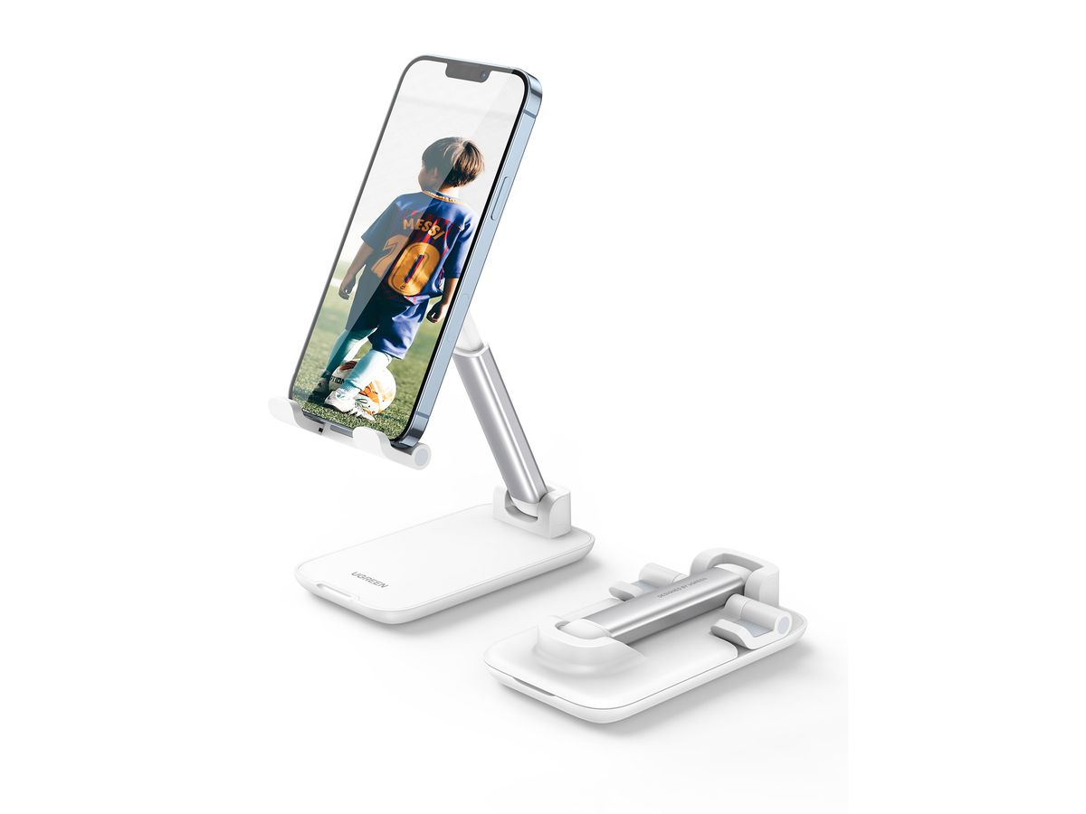 UGREEN Multiangle Phone Desktop 20434 Stand Foldable, White (6957303824342)