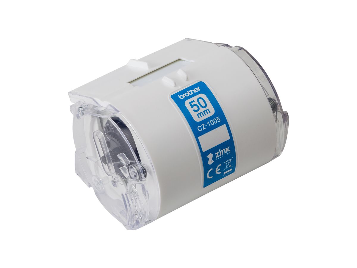 PTOUCH Colour Paper Tape 50mm/5m CZ-1005 VC-500W Compact Label Printer (4977766779319)