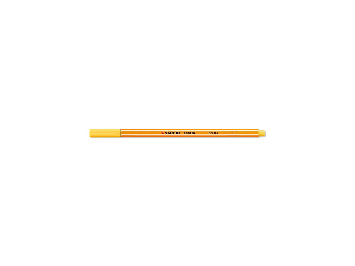 STABILO Fineliner Point 88 0.4mm 88/44 jaune (4006381105293)