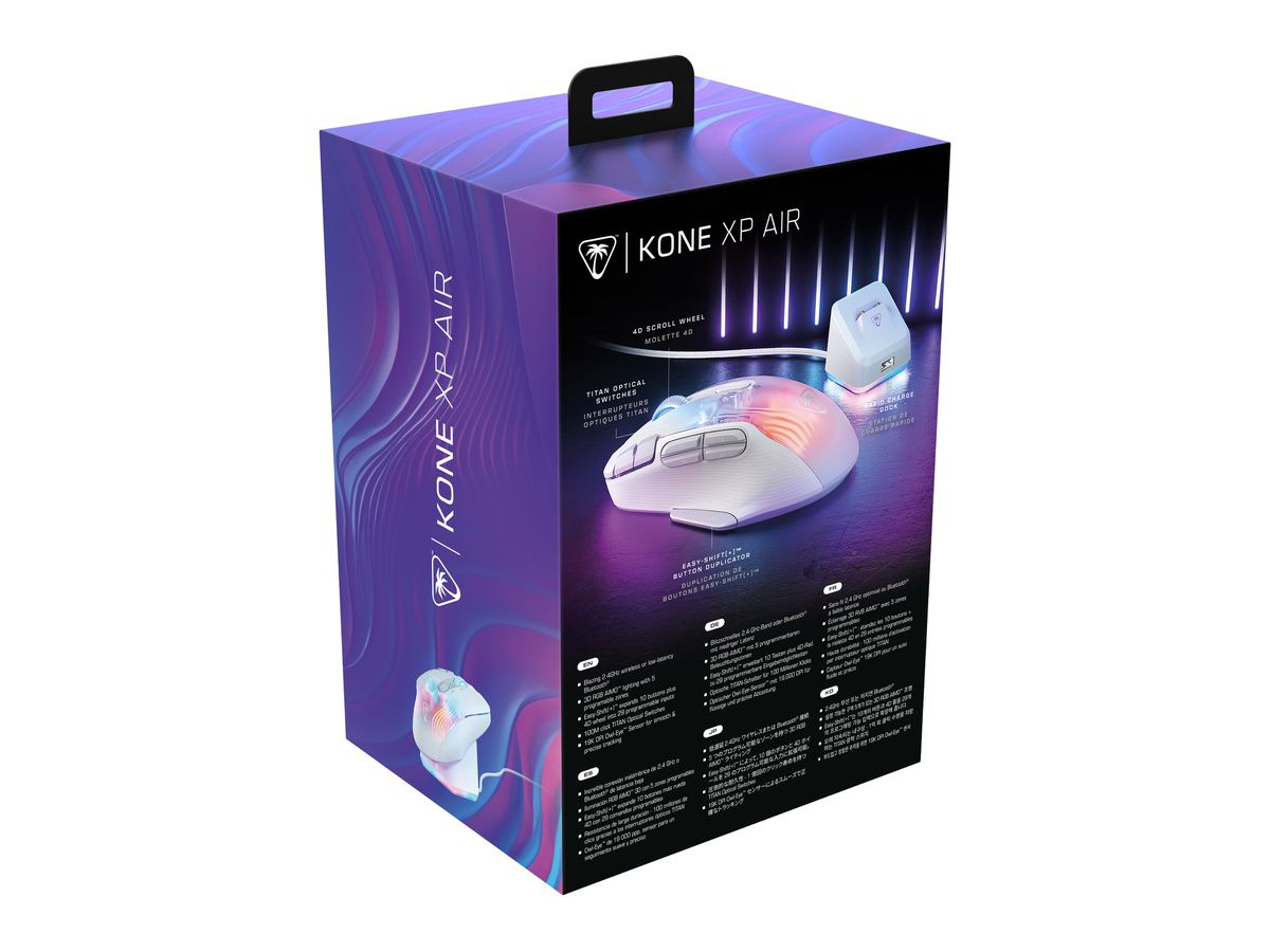 TURTLE BEACH Kone XP Air TBM-1101-15 Gaming Mouse, White (0731855711017)