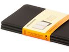 MOLESKINE Notizheft Cahier A6 704895 liniert, schwarz 3 Stück (9788883704895)