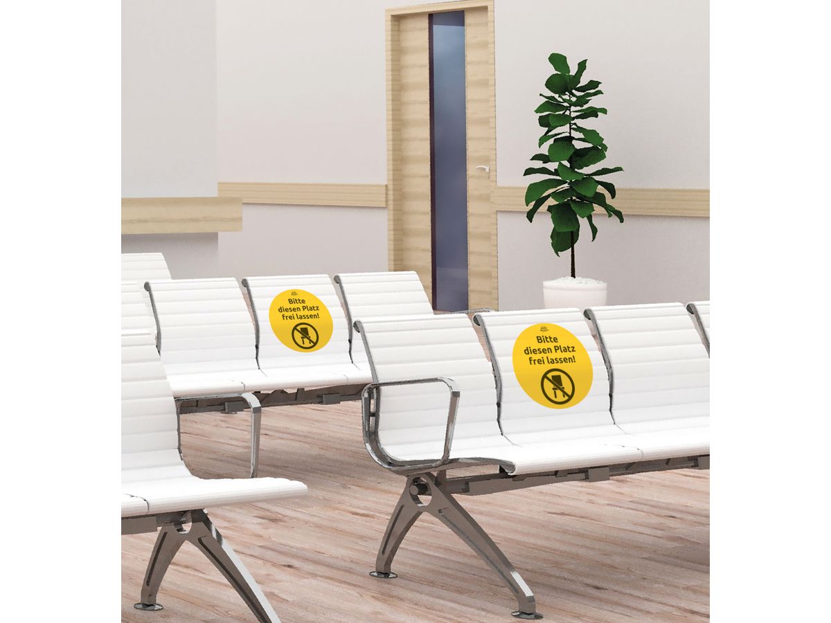 AVERY ZWECKFORM Hinweis-Aufkleber DE 20cm 49405 Platz frei lassen 8 Stück (4004182494059)