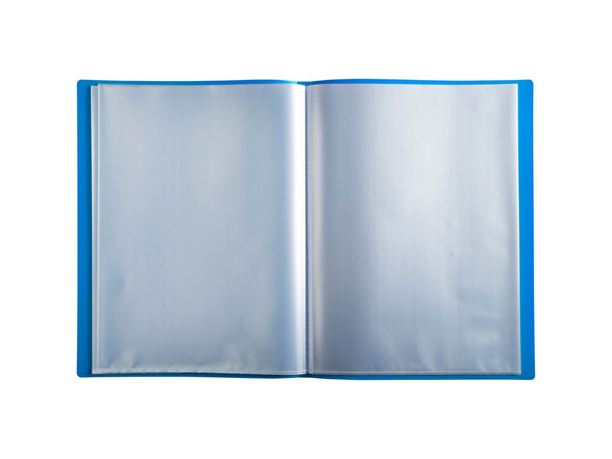 EXACOMPTA Sichtbuch A4 8562E blau 60 Taschen (3130630085621)