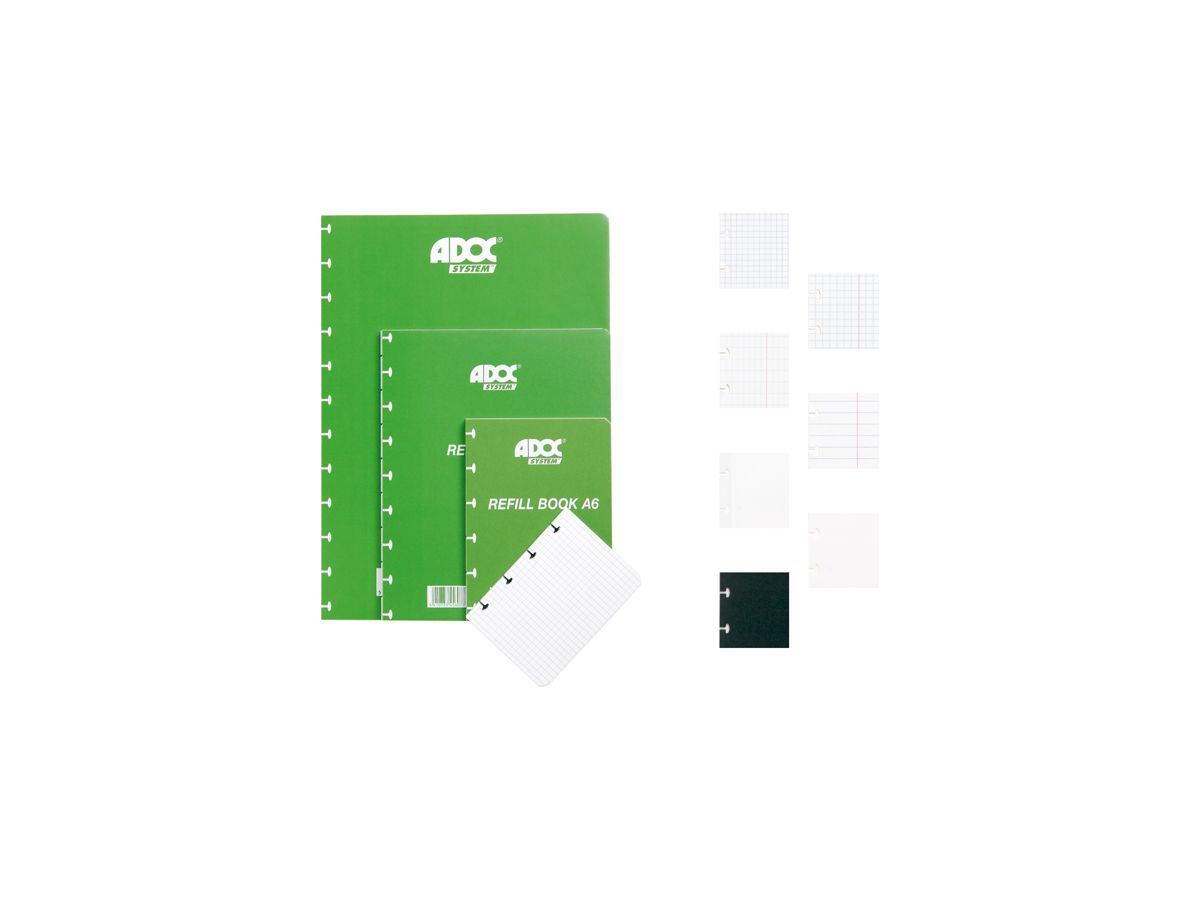 ADOC Ersatzblätter A4 6844.630 kariert 72 Blatt (5410733446306)